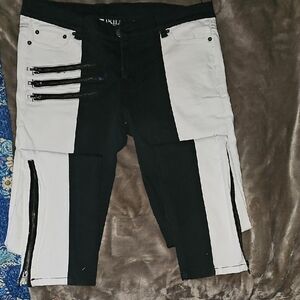 Killstar Black and White Pants